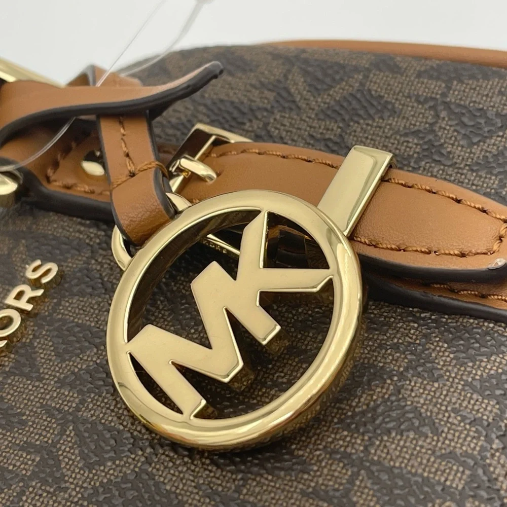 Michael Kors Bedford Extra-Small Logo Duffle Crossbody Bag - Picture 13 of 15
